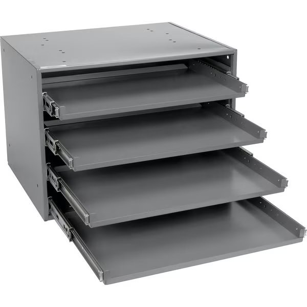 Durham Heavy Duty Bearing Rack, For Large Compartment Boxes, Fits Four Boxes, Durham Mfg., Mfr#: 303B-15.75-95